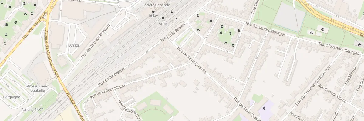 Plan du 22 Rue de Saint - Quentin à Arras