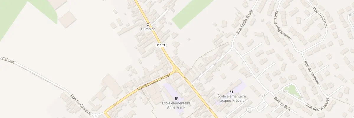 Plan du 76 Rue Ignace Humblot à Auchy-les-Mines
