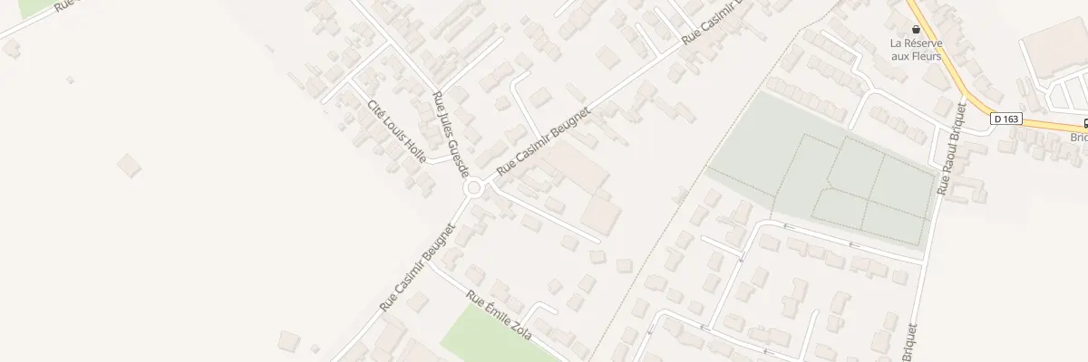 Plan du 46 Rue Casimir Beugnet à Auchy-les-Mines
