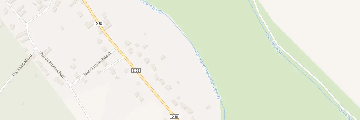 Plan du 64 Rte de Fontainebleau à Nonville