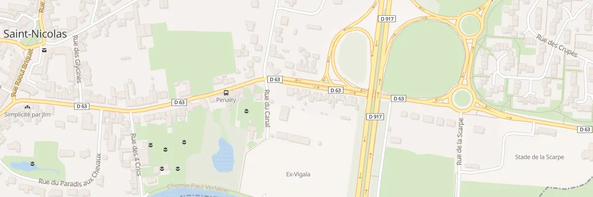 Plan du 6 Rue de la Forge au Fer à Saint-Nicolas