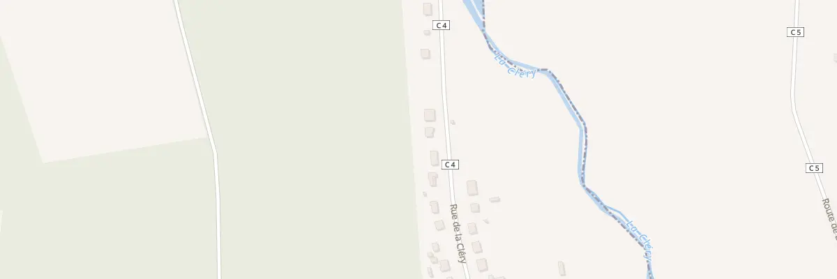 Plan du 77 Rue de la Cléry à Fontenay-sur-Loing