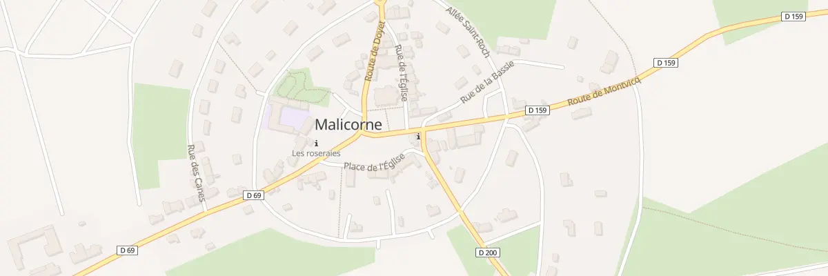 Plan du 8 Pl de l’Eglise à Malicorne