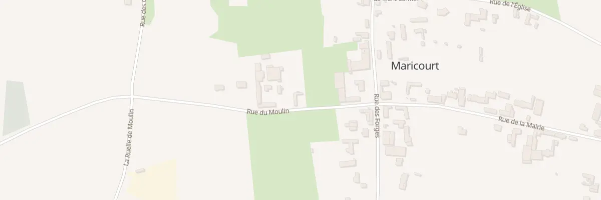 Plan du 2 Rue du Moulin à Maricourt