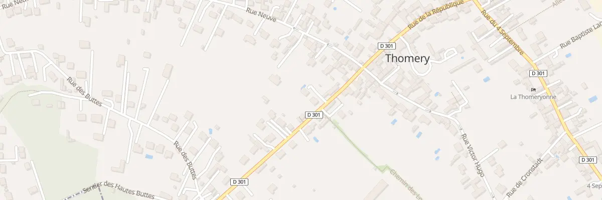 Plan du 42 Rue de la République à Thomery