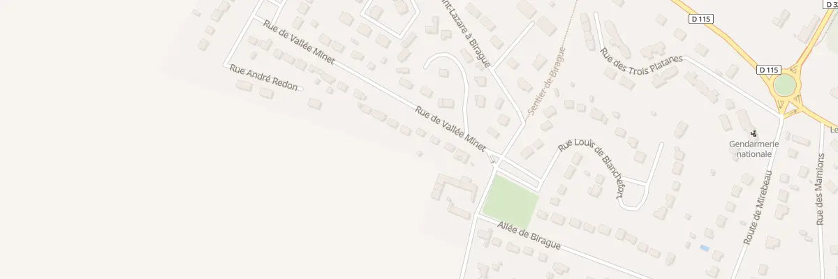 Plan du 40 Rue de la Vallee Minet à Ferrières-en-Gâtinais