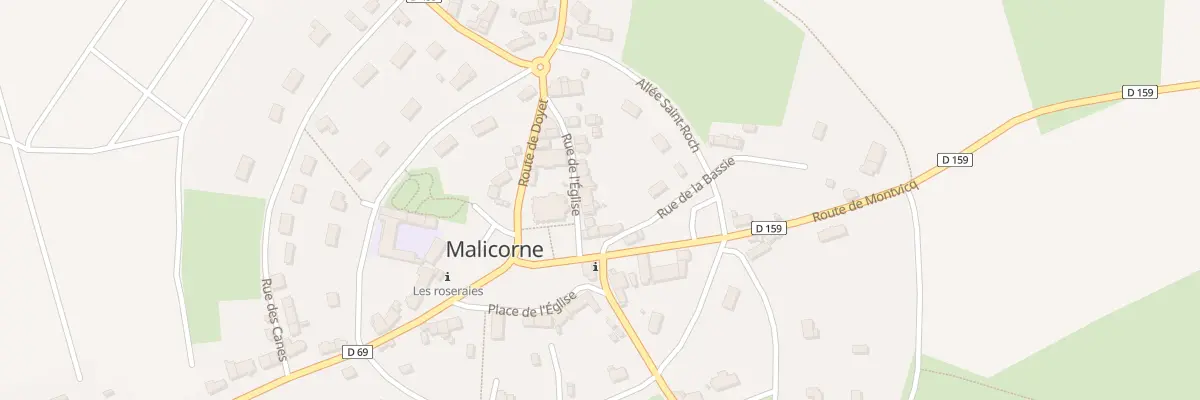 Plan du 4 Rue de l’Eglise à Malicorne