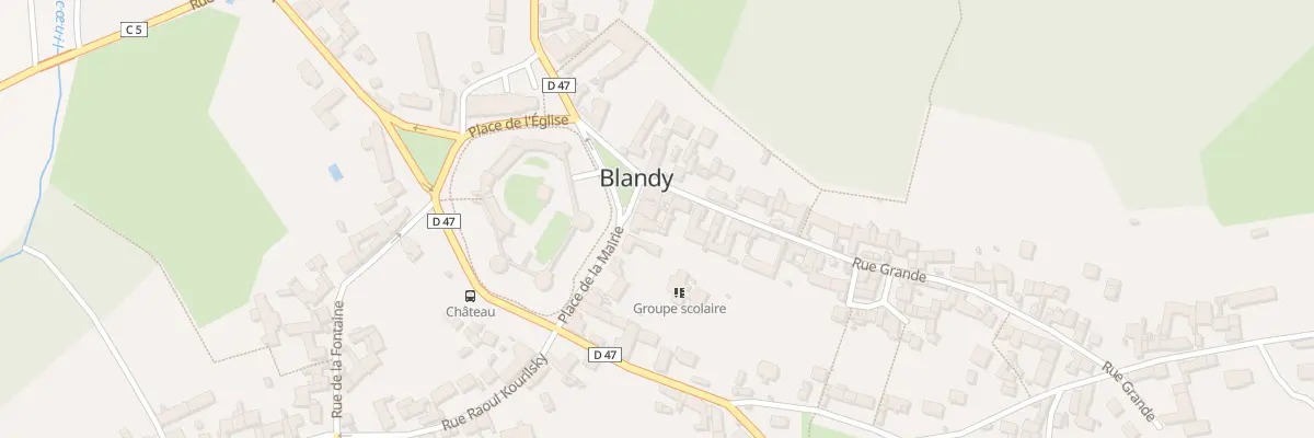 Plan du 4 Pl des Tours à Blandy