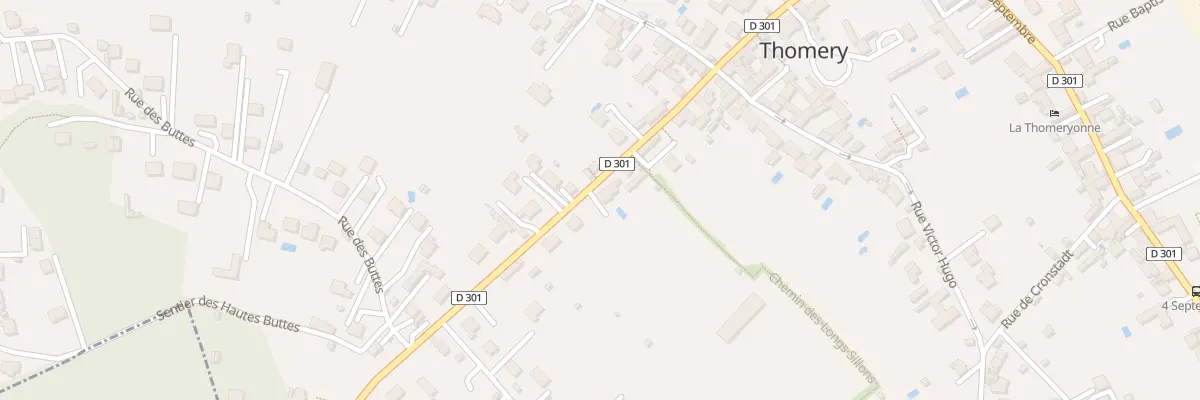 Plan du 33T Rue de la République à Thomery