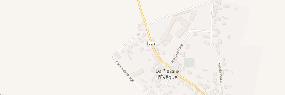 Plan du 23 Che du Vieux Pressoir au Plessis-l’Évêque