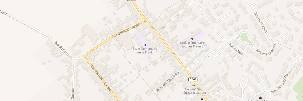 Plan du 77 Rue Ignace Humblot à Auchy-les-Mines