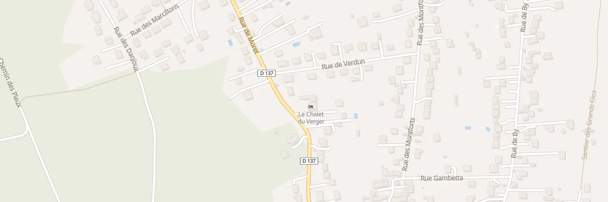 Plan du 63 Rue de Moret à Thomery