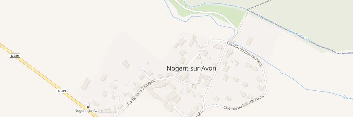 Plan du 22 Rue de Paris A Nogent à Yèbles