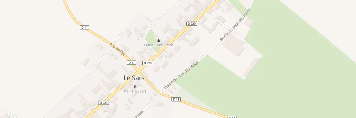 Plan du 22 Rue Nationale au Sars