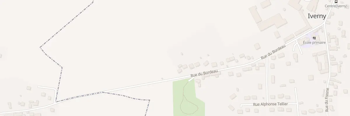 Plan du 24 Rue du Bordeau à Iverny