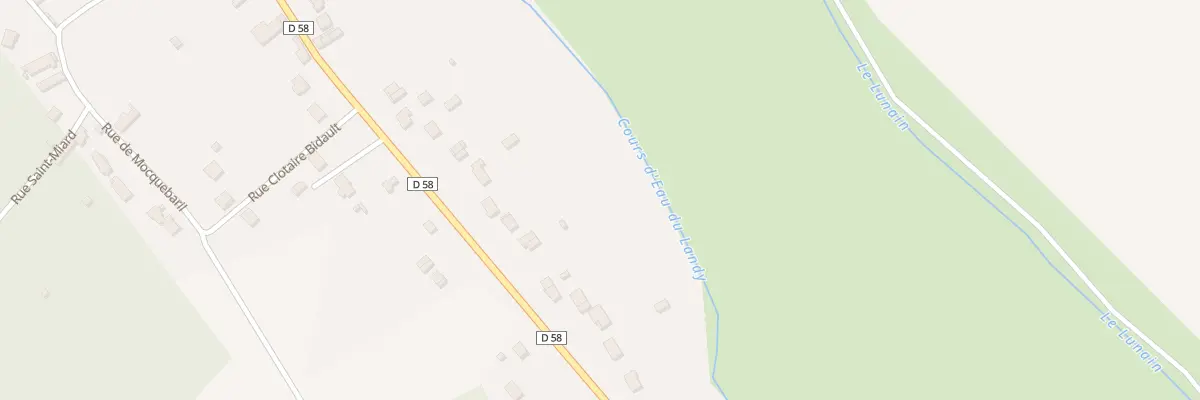 Plan du 60 Rte de Fontainebleau à Nonville