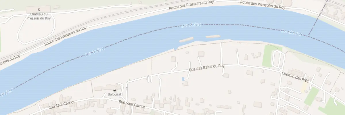 Plan du 20 Rue des Bains du Roi à Thomery
