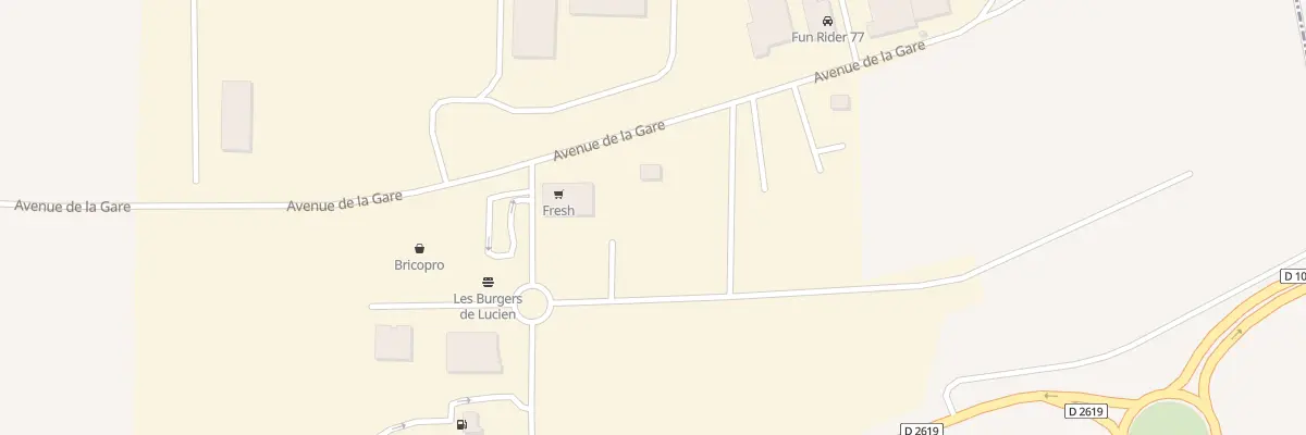 Plan du 18 Av de la Gare à Yèbles
