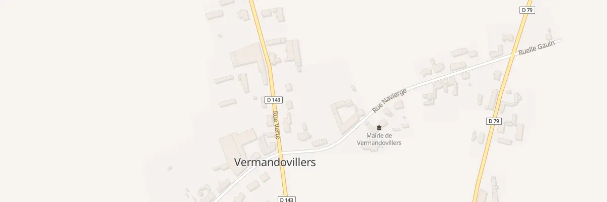 Plan du 7 Rue Verte à Vermandovillers