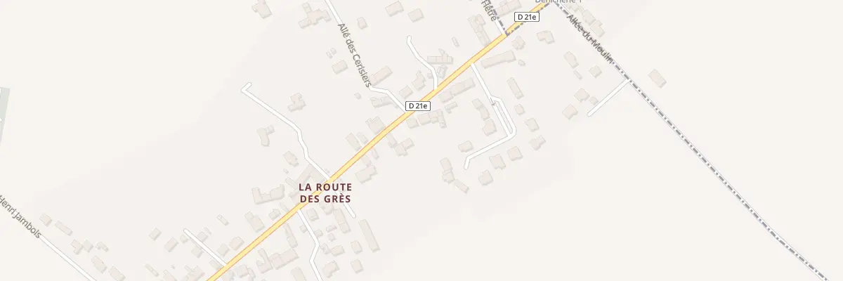 Plan du 19 Rue Louis Victor Dortée à Favières