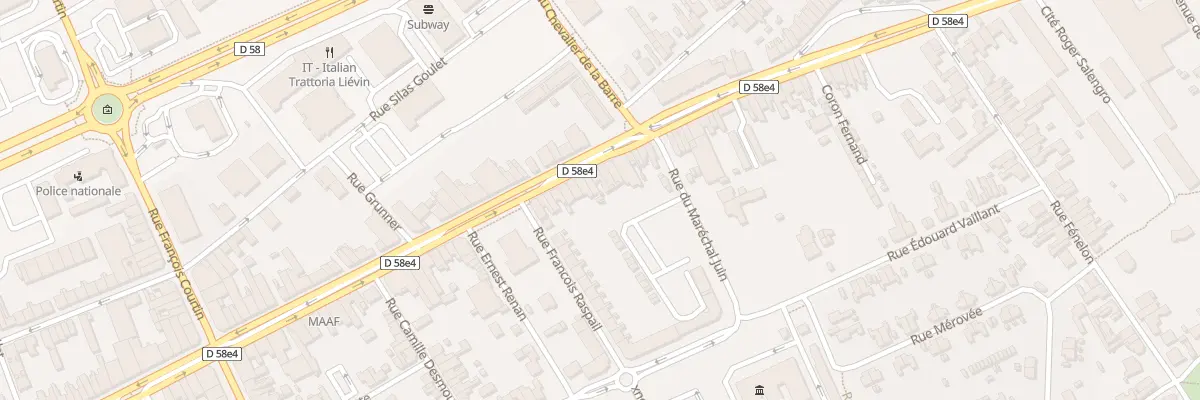 Plan du 205 Rue Jean-baptiste Defernez à Liévin