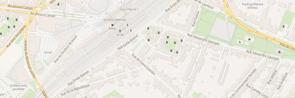 Plan du 20 Rue de la République à Arras