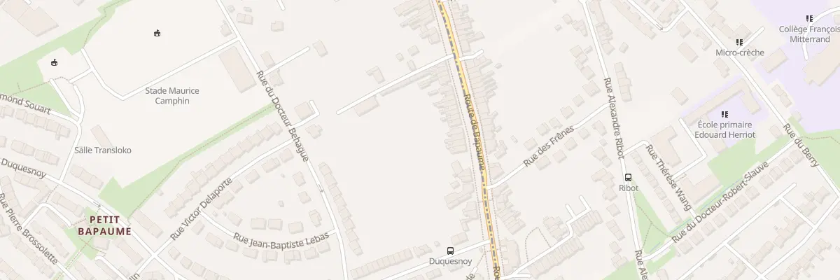 Plan du 106 Rte de Bapaume à Achicourt