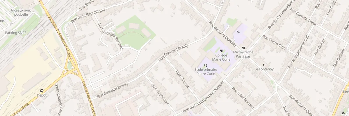 Plan du 26 Rue Charcot à Arras