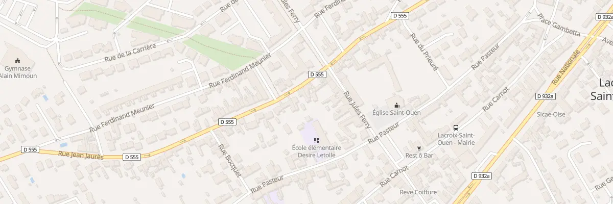 Plan du 96 Rue Jean Jaurès à Lacroix-Saint-Ouen
