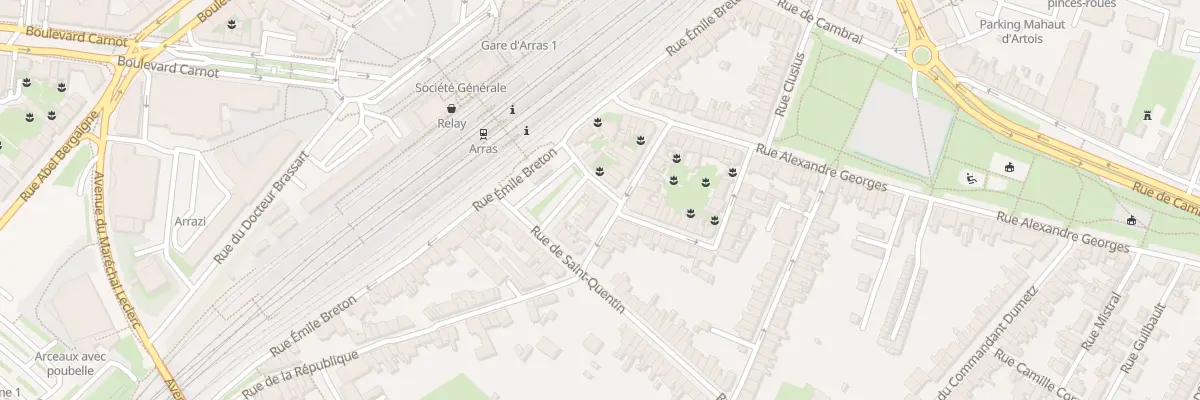 Plan du 18 Rue de la République à Arras