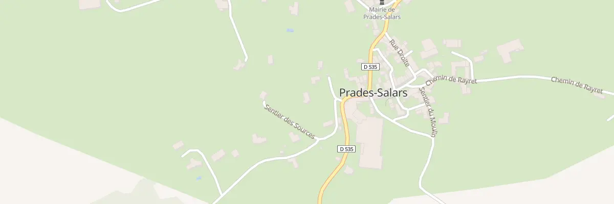 Plan du 5199 Le Clauzet à Prades-Salars