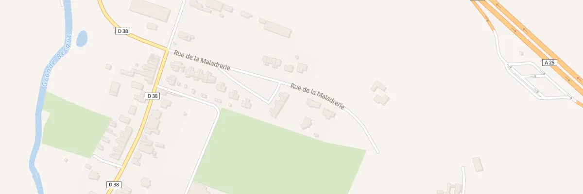 Plan du 36 Rue de la Maladerie à Steenwerck