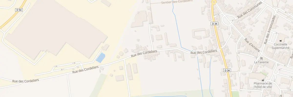 Plan du 14 Rue des Cordeliers à Roye