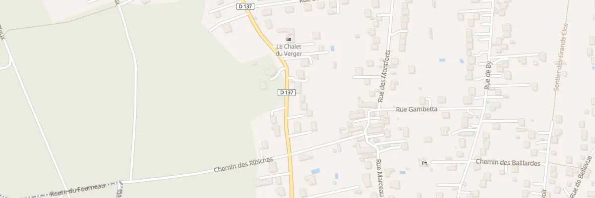 Plan du 83 Rue de Moret à Thomery