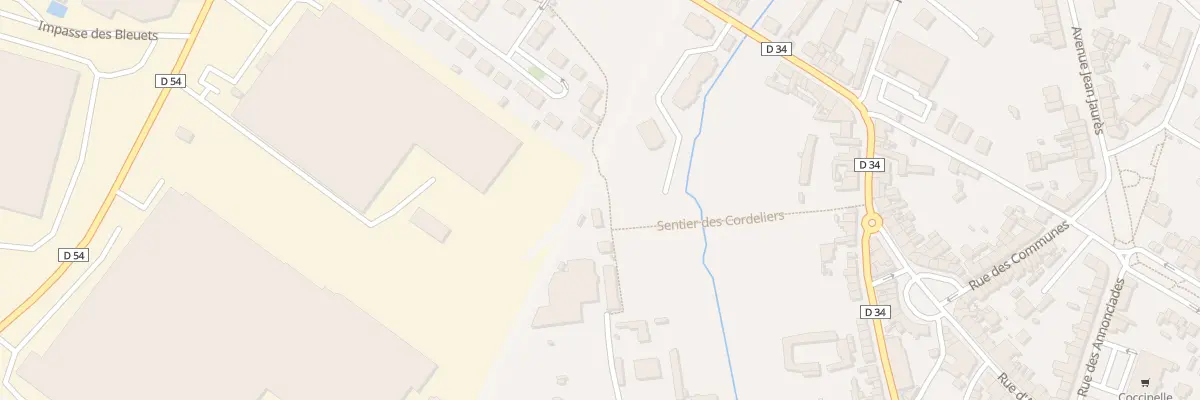 Plan du 12Q Rue des Cordeliers à Roye