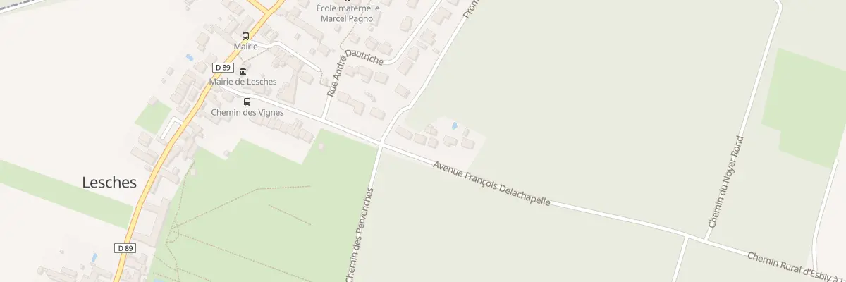 Plan du 21 Av Francois Delachapelle à Lesches