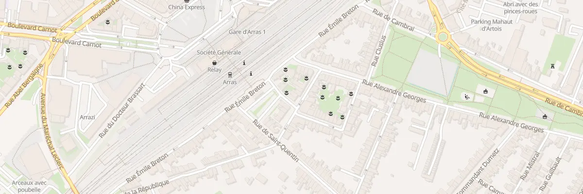 Plan du 12 Rue de la République à Arras