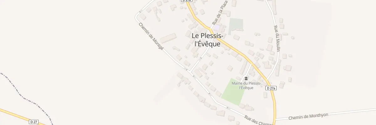 Plan du 6 Rue des Champs au Plessis-l’Évêque