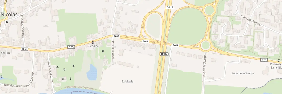 Plan du 16 Rue de la Forge au Fer à Saint-Nicolas