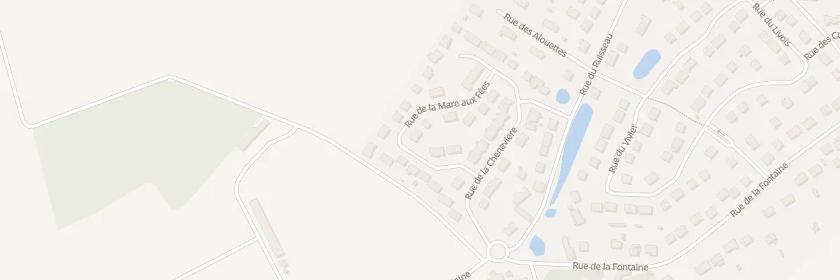 Plan du 106 Rue de la Mare aux Fées à Amilly