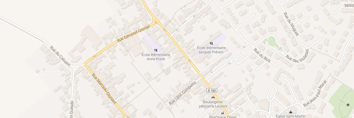 Plan du 83B Rue Ignace Humblot à Auchy-les-Mines