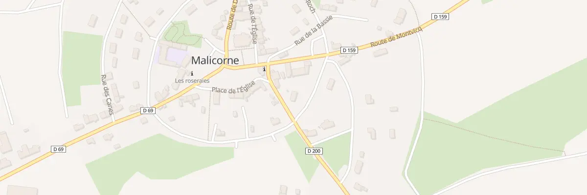 Plan du 3 Rte de la Gare à Malicorne