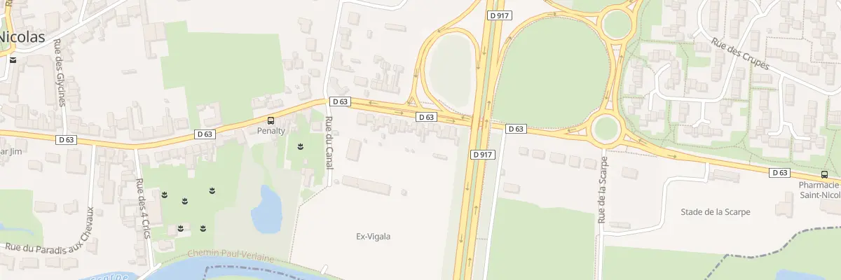 Plan du 18 Rue de la Forge au Fer à Saint-Nicolas