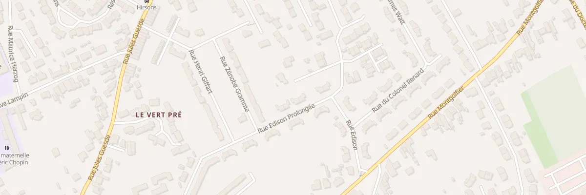 Plan du 16 Rue Edison à Liévin