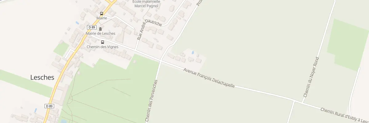 Plan du 23 Av Francois Delachapelle à Lesches