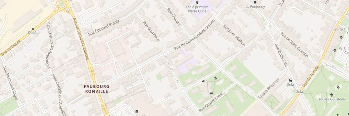 Plan du 127 Rue du Cdt Dumetz à Arras