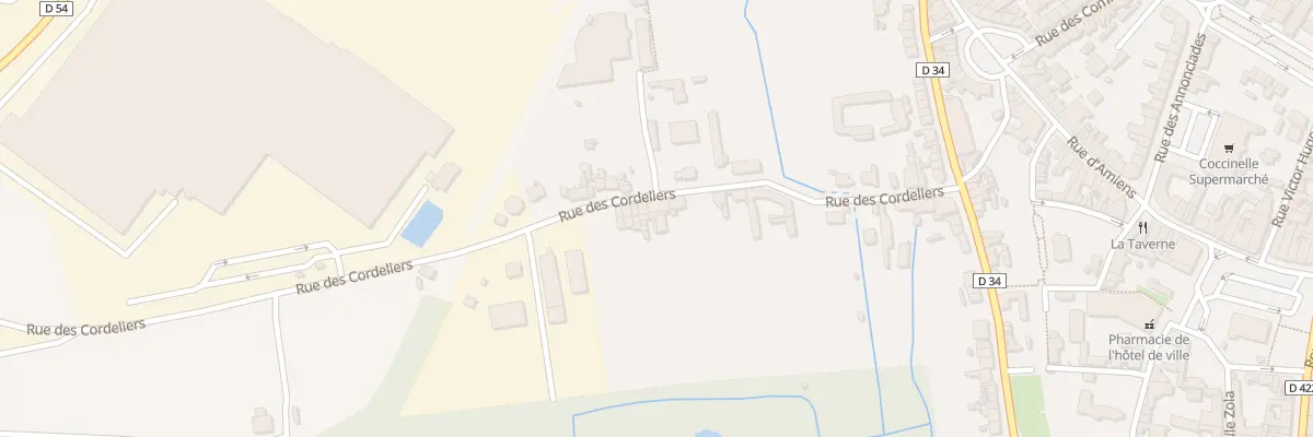 Plan du 15 Rue des Cordeliers à Roye