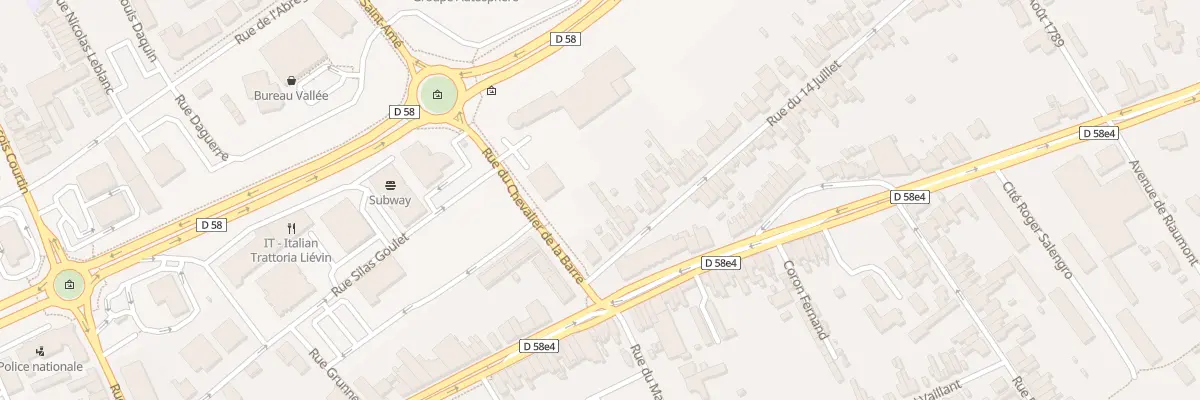 Plan du 10D Rue du 14 Juillet à Liévin