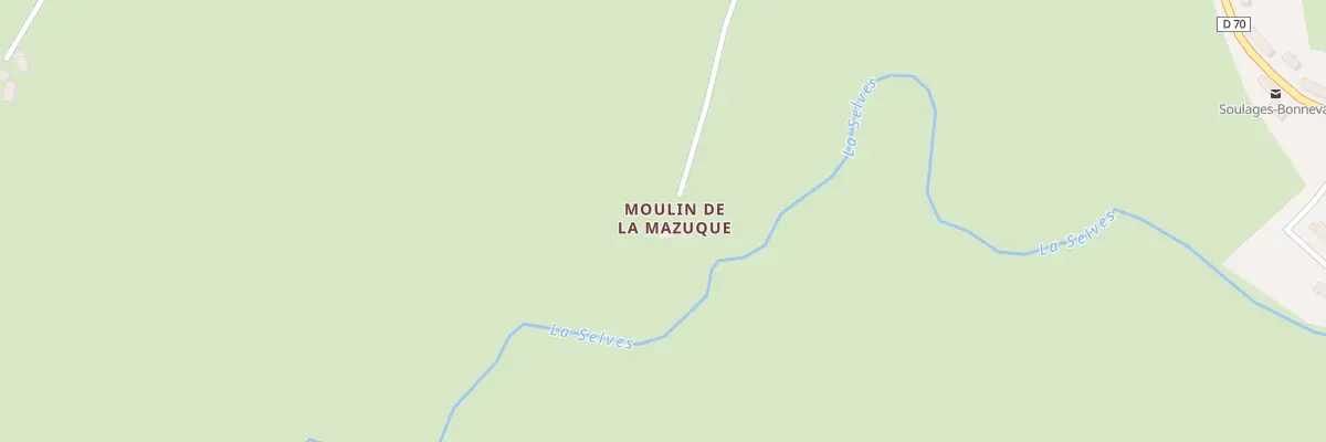 Plan du 5094 La Mazuque à Soulages-Bonneval