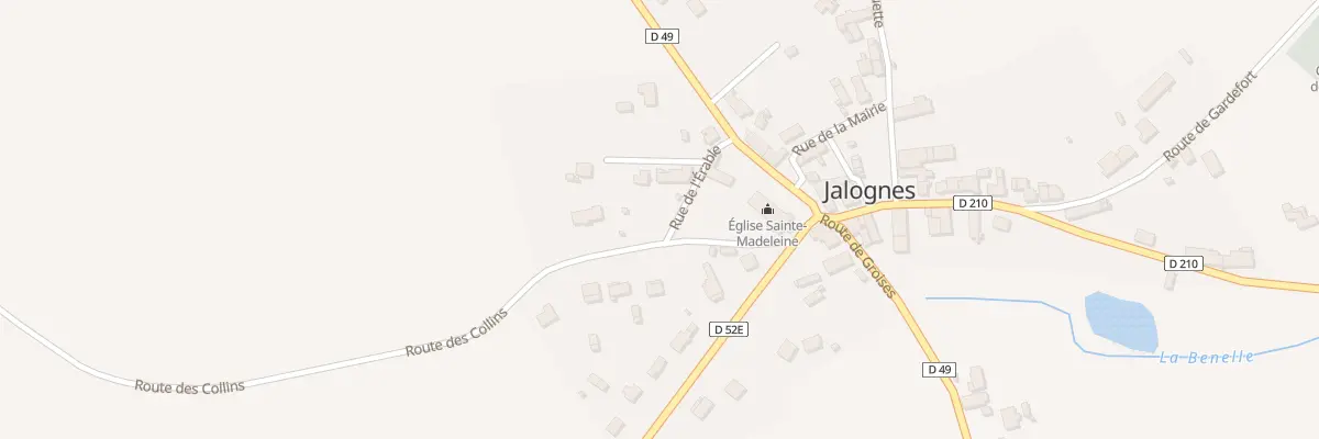 Plan du 4 Rue de l’Erable à Jalognes